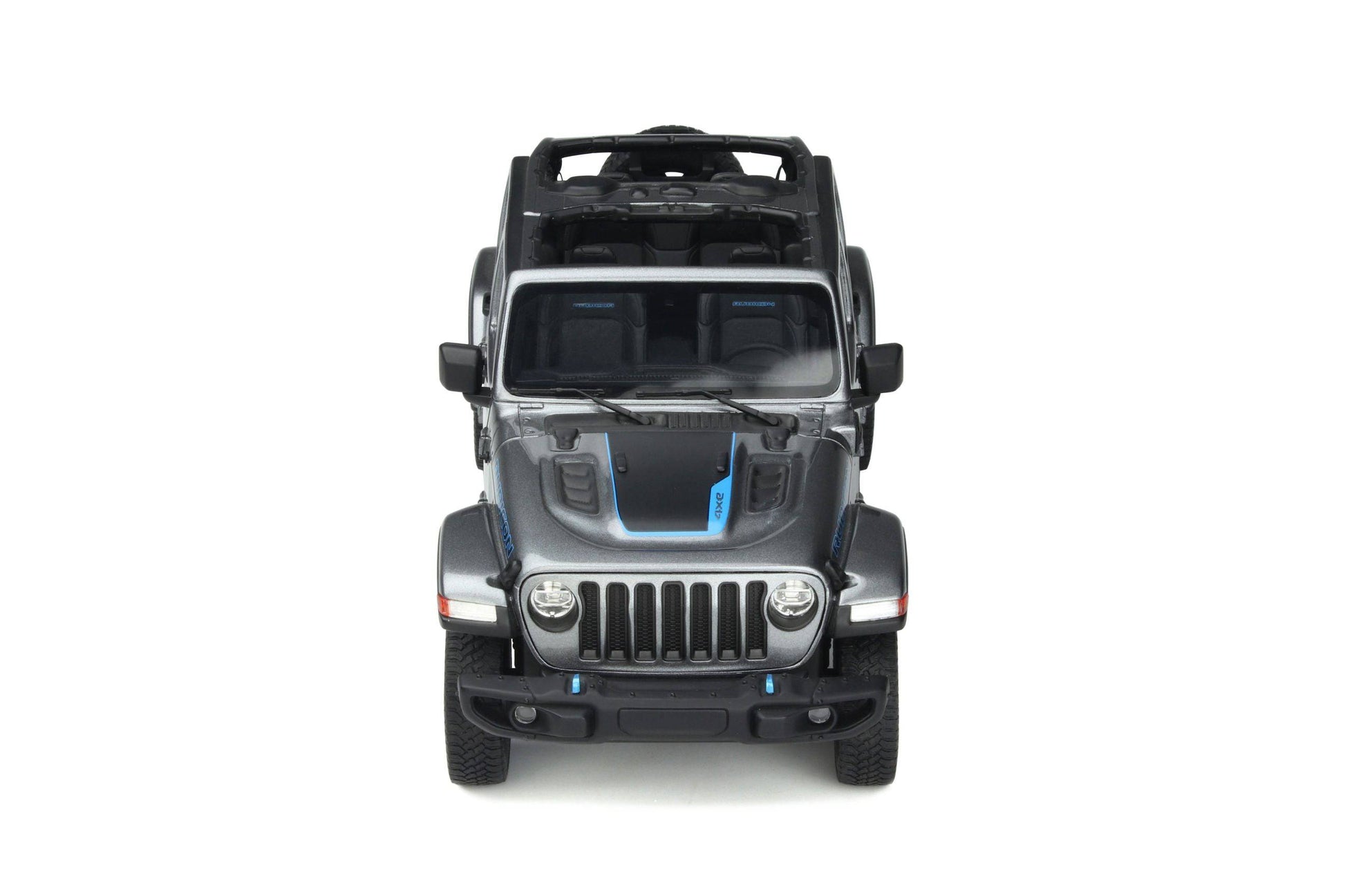 GT Spirit - Jeep Wrangler 4xe (Silver Zynith Clearcoat) 1:18 Scale Model Car - Model Cars Canada Inc.