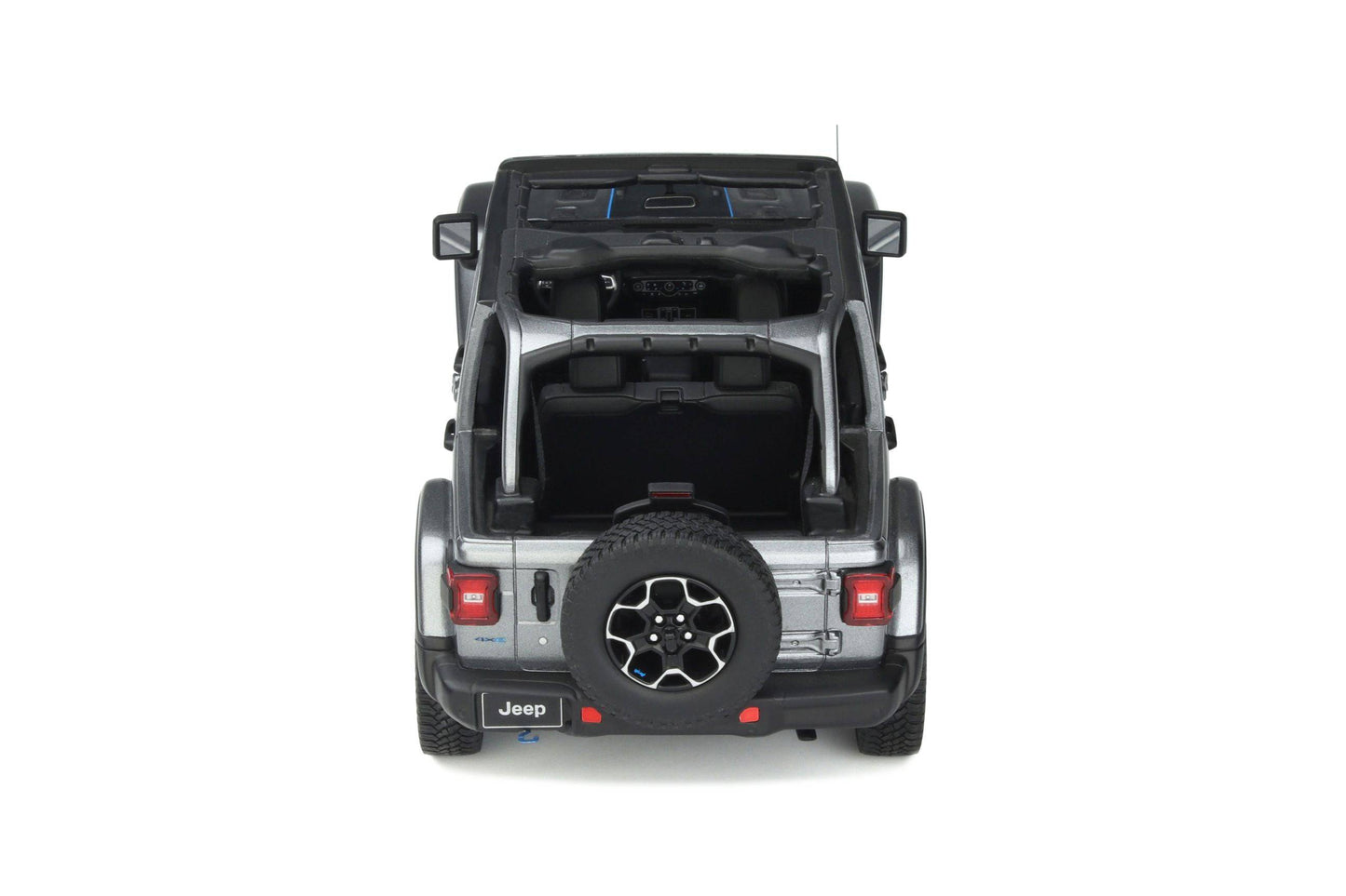 GT Spirit - Jeep Wrangler 4xe (Silver Zynith Clearcoat) 1:18 Scale Model Car - Model Cars Canada Inc.