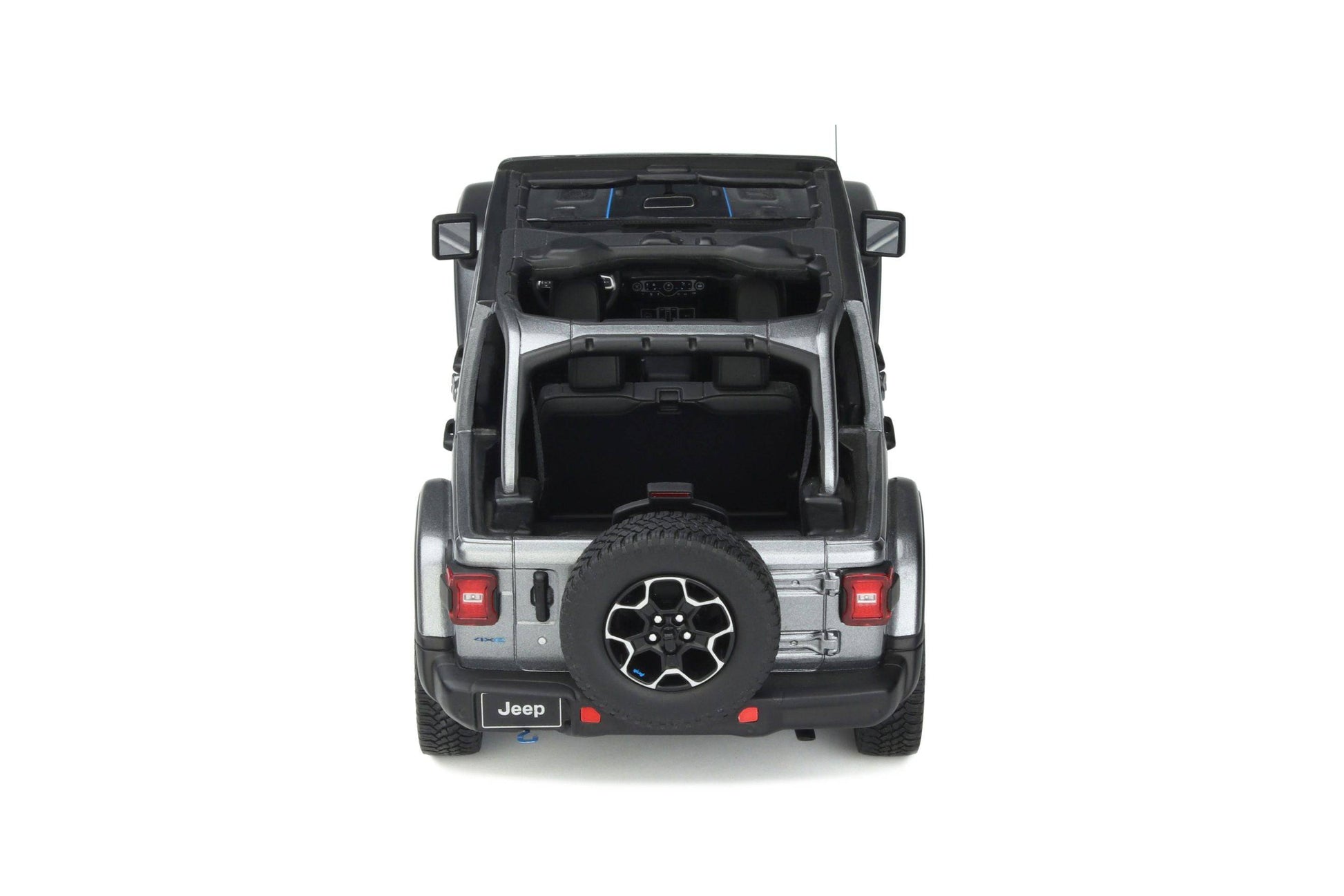 GT Spirit - Jeep Wrangler 4xe (Silver Zynith Clearcoat) 1:18 Scale Model Car - Model Cars Canada Inc.