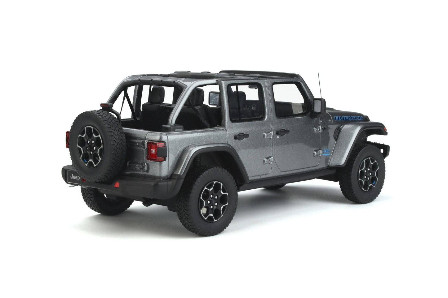 GT Spirit - Jeep Wrangler 4xe (Silver Zynith Clearcoat) 1:18 Scale Model Car - Model Cars Canada Inc.