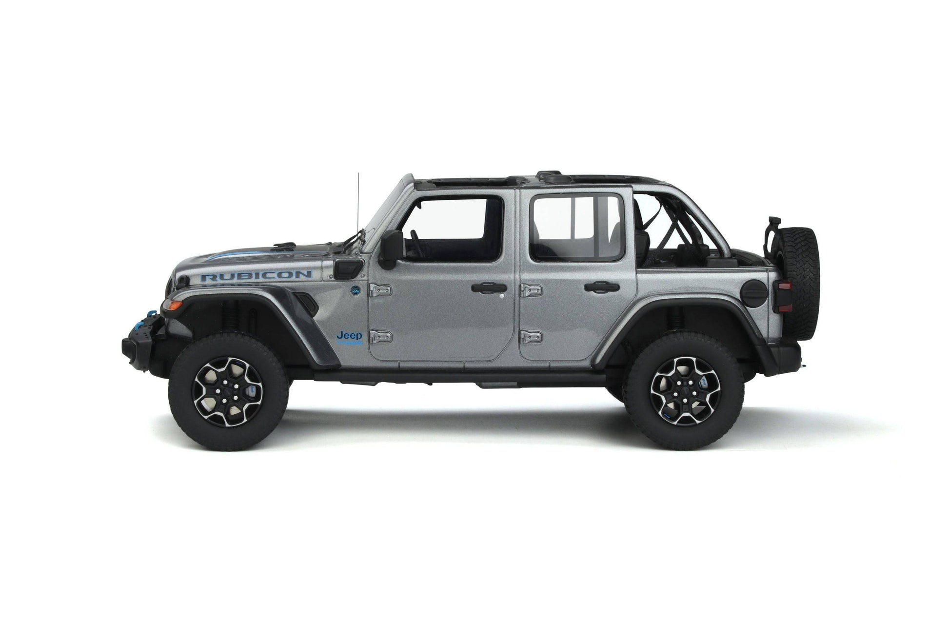 GT Spirit - Jeep Wrangler 4xe (Silver Zynith Clearcoat) 1:18 Scale Model Car - Model Cars Canada Inc.