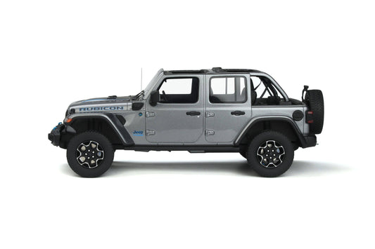 GT Spirit - Jeep Wrangler 4xe (Silver Zynith Clearcoat) 1:18 Scale Model Car - Model Cars Canada Inc.