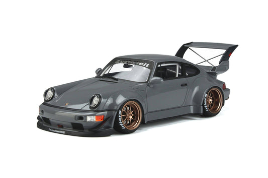 GT Spirit - RWB Porsche 911 (964) "Akiba" (Grey) 1:18 Scale Model Car - Model Cars Canada Inc.