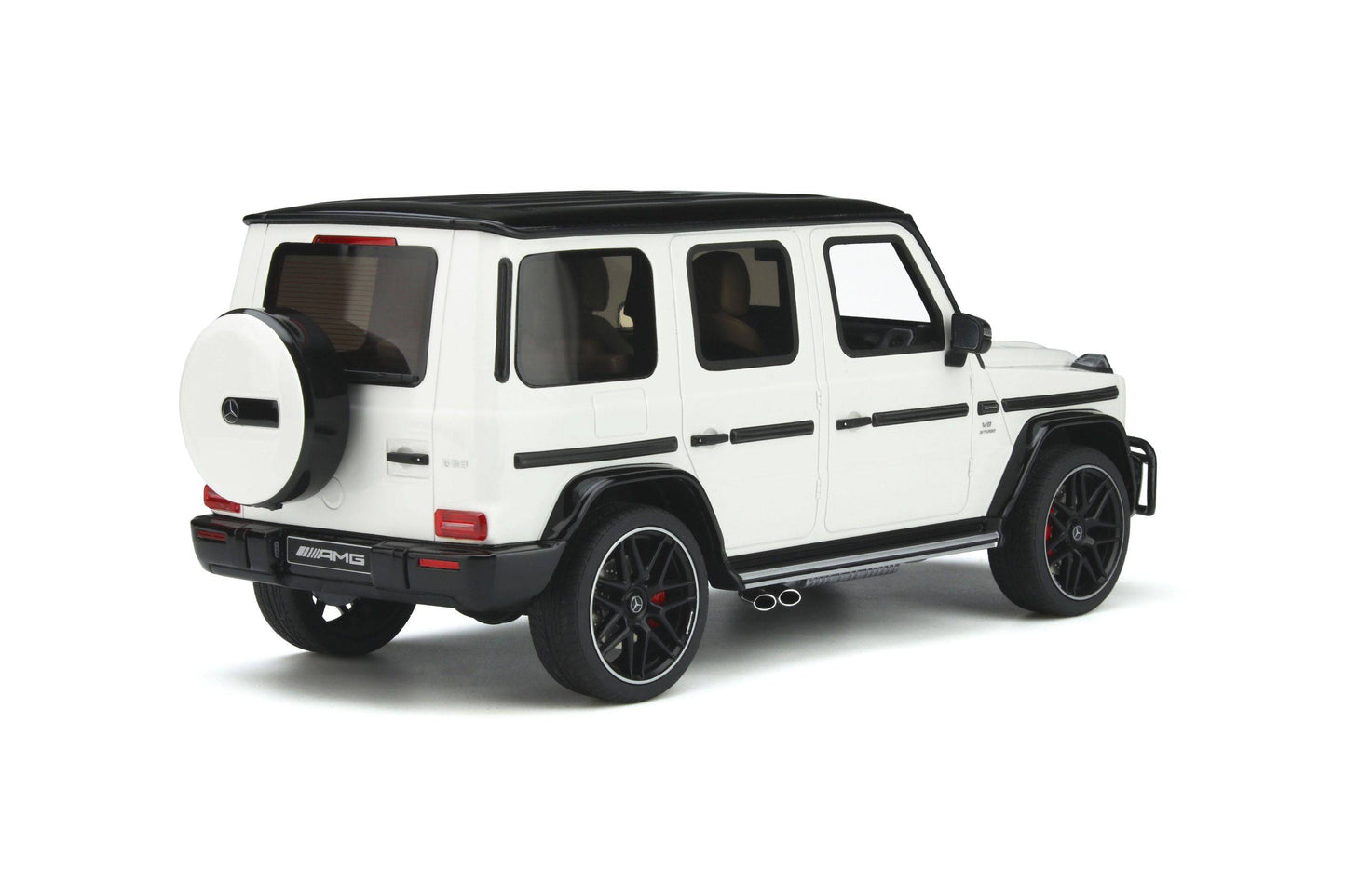 GT Spirit - Mercedes-Benz AMG G63 with Optional Bumper (Polar White) 1:18 Scale Model Car - Model Cars Canada Inc.