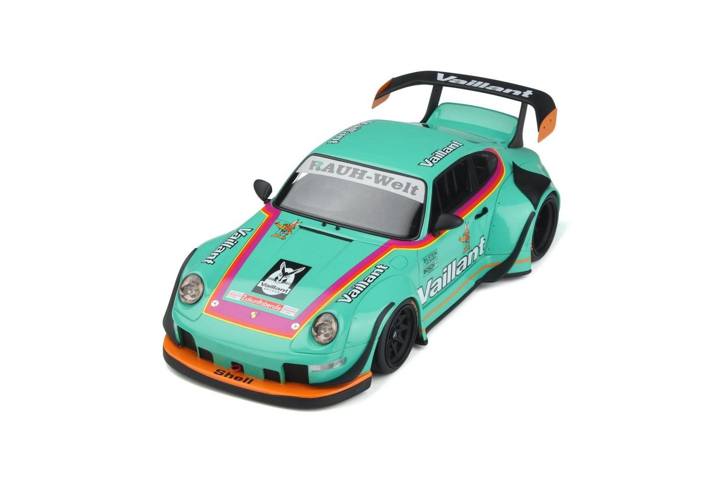 GT Spirit - RWB Porche 911 (993) Vaillant (Teal) 1:18 Scale Model Car - Model Cars Canada Inc.
