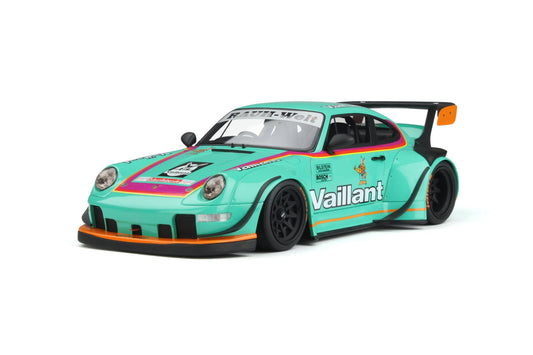 GT Spirit - RWB Porche 911 (993) Vaillant (Teal) 1:18 Scale Model Car - Model Cars Canada Inc.