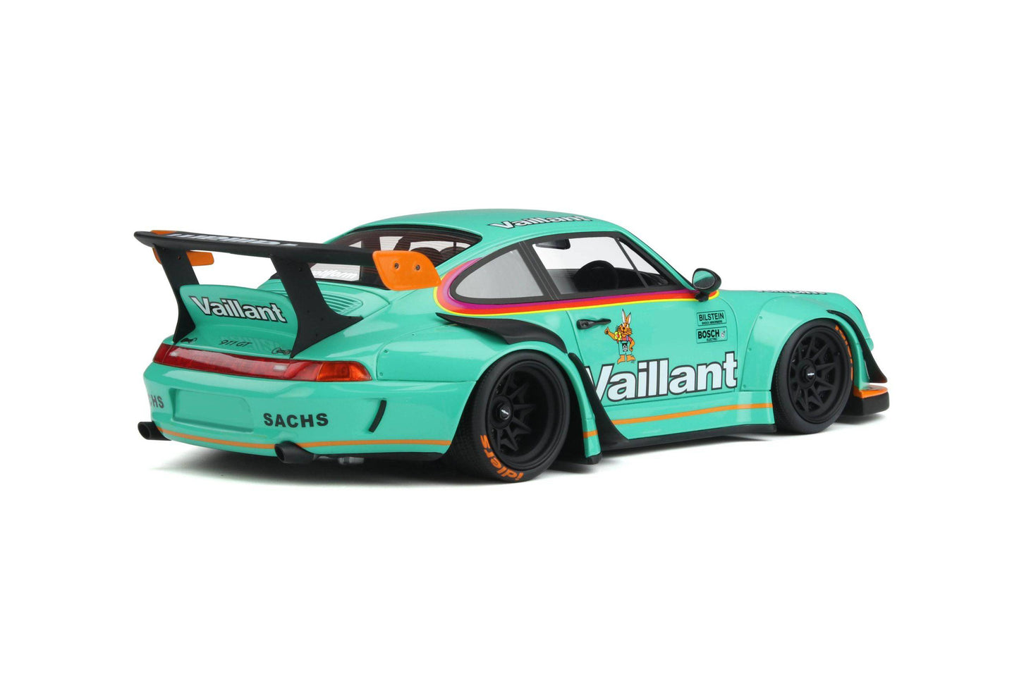 GT Spirit - RWB Porche 911 (993) Vaillant (Teal) 1:18 Scale Model Car - Model Cars Canada Inc.
