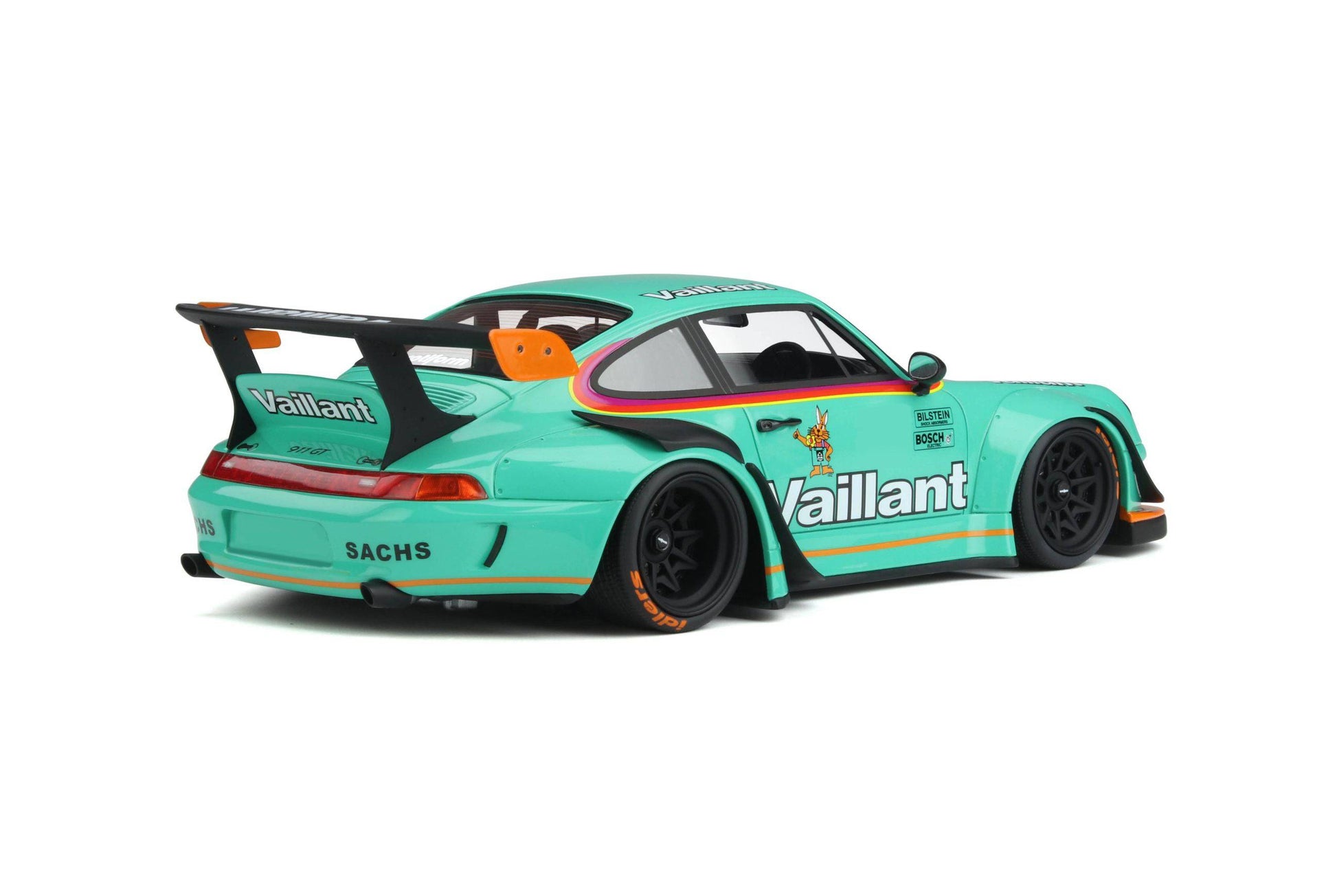 GT Spirit - RWB Porche 911 (993) Vaillant (Teal) 1:18 Scale Model Car - Model Cars Canada Inc.