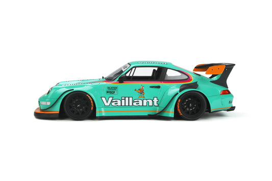 GT Spirit - RWB Porche 911 (993) Vaillant (Teal) 1:18 Scale Model Car - Model Cars Canada Inc.