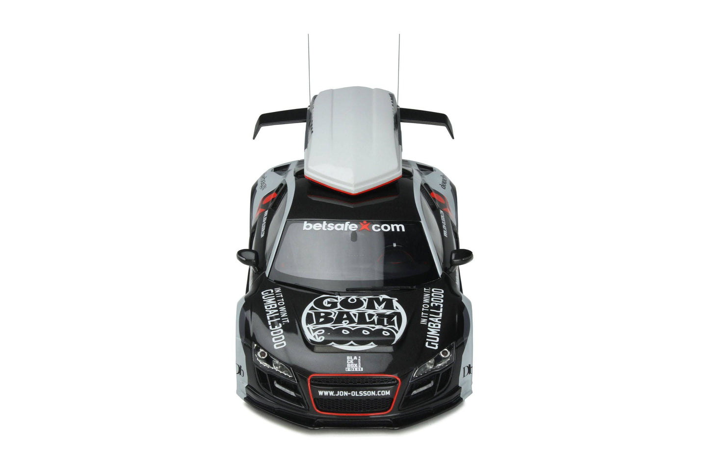 GT Spirit - Jon Olsson Audi R8 V10 PPI Razor GTR "Gumball 3000" (Betsafe) 1:18 Scale Model Car