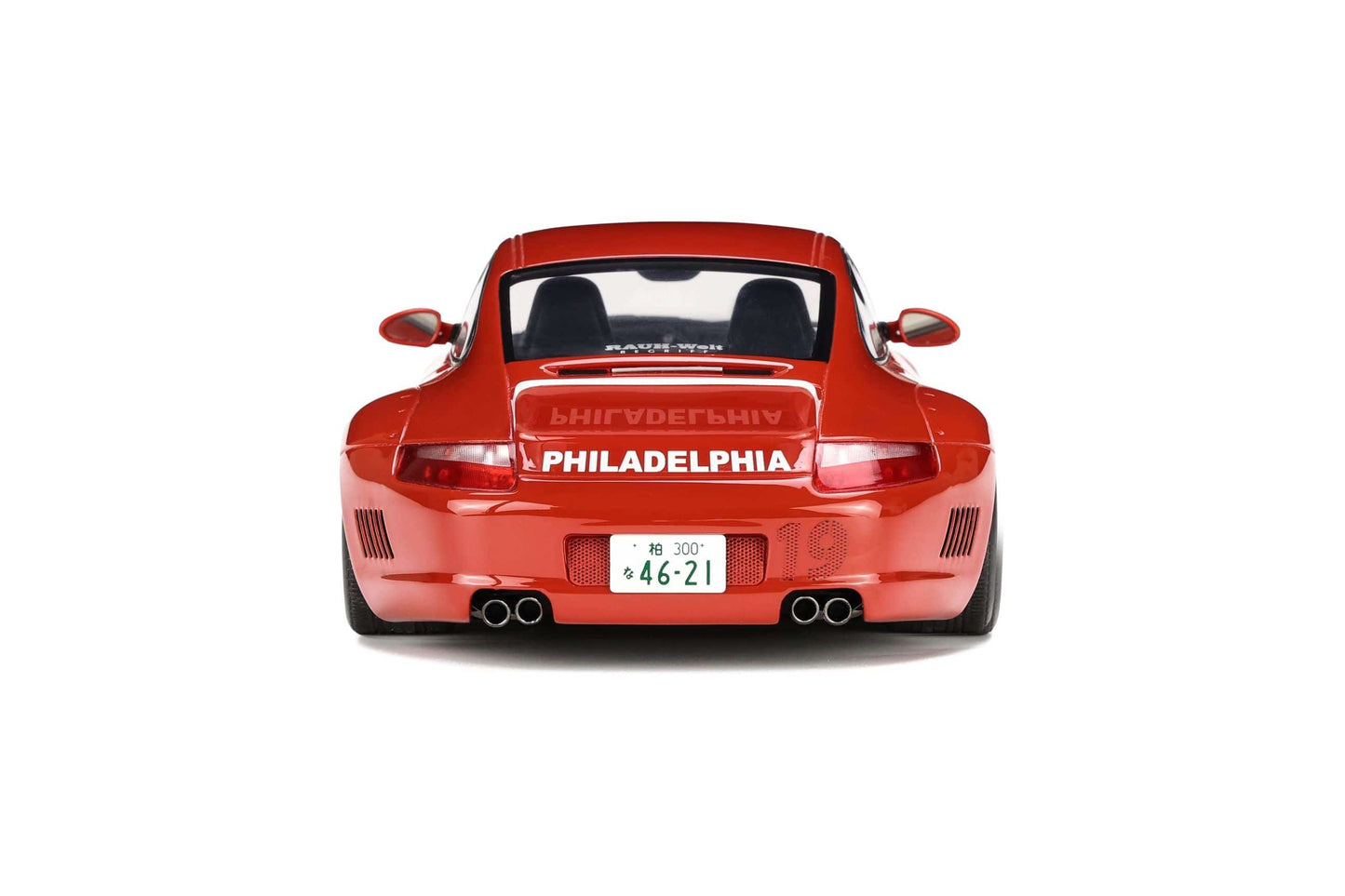 GT Spirit - RWB Porsche 911 (997) "Phila" (Red) 1:18 Scale Model Car - Model Cars Canada Inc.
