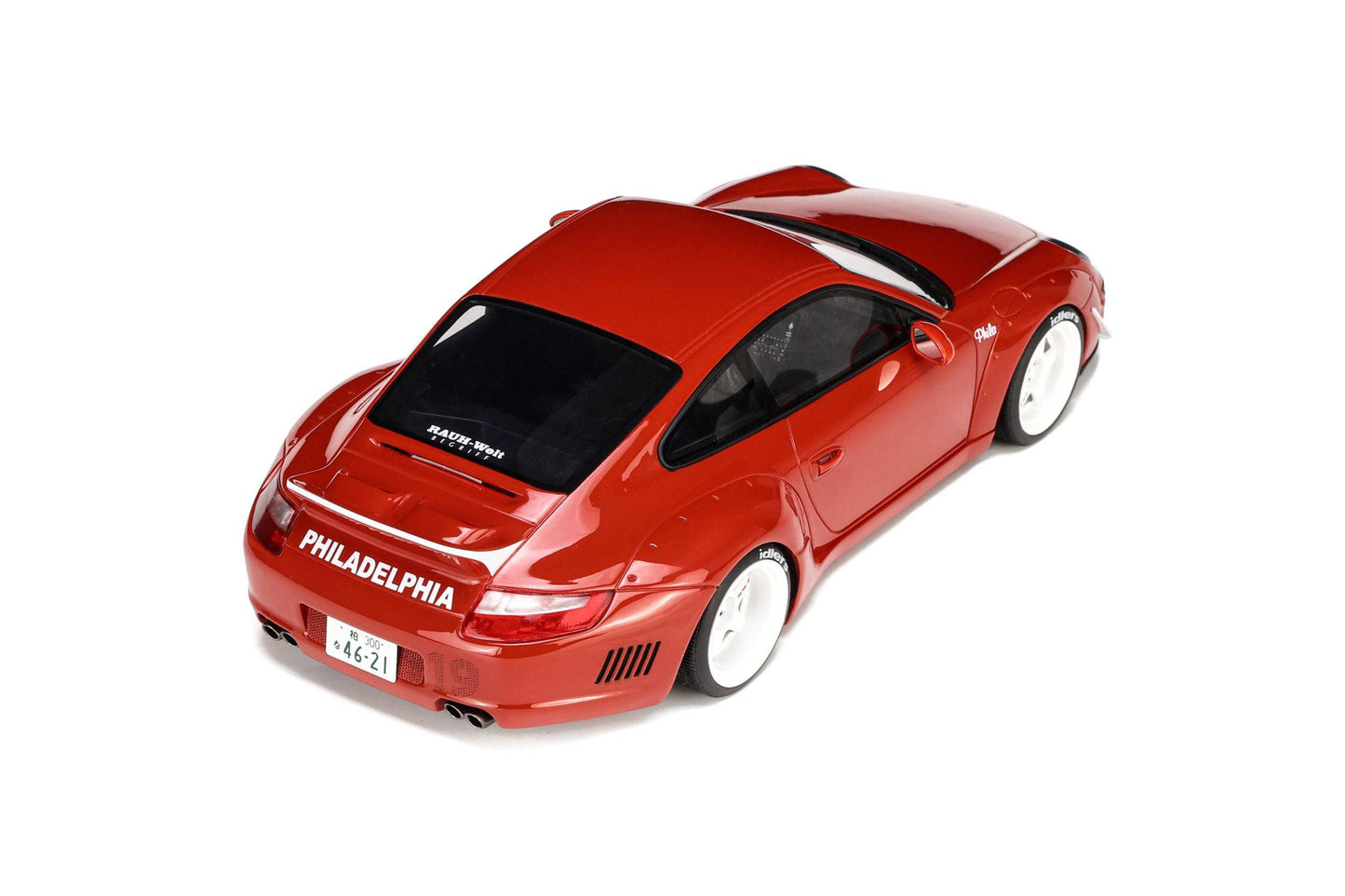 GT Spirit - RWB Porsche 911 (997) "Phila" (Red) 1:18 Scale Model Car - Model Cars Canada Inc.