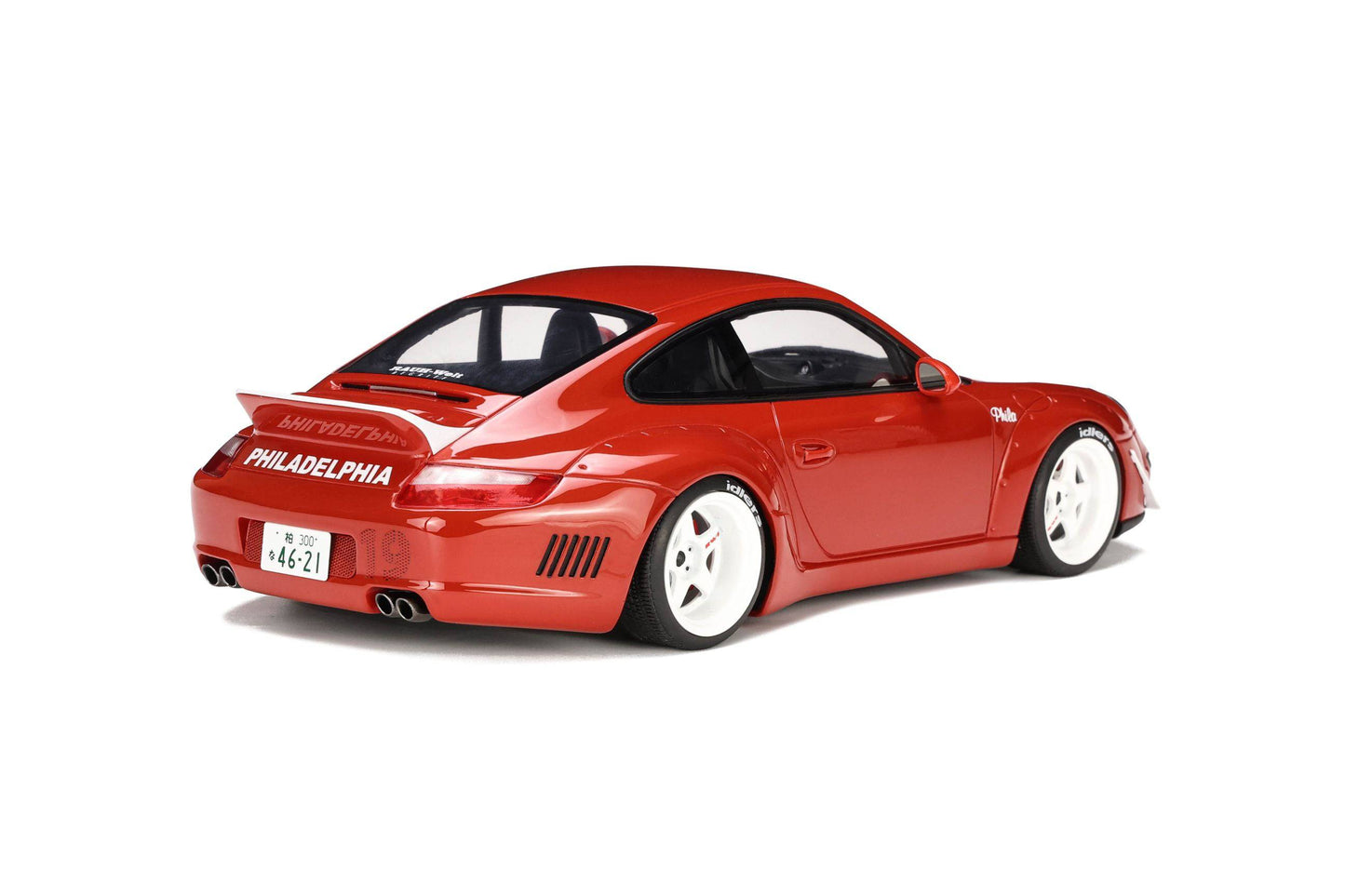 GT Spirit - RWB Porsche 911 (997) "Phila" (Red) 1:18 Scale Model Car - Model Cars Canada Inc.