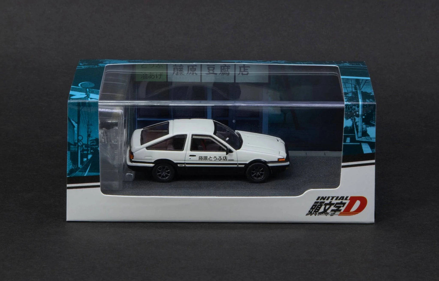 Hobby Japan - Toyota Corolla Sprinter Tureno GT Apex (AE86) "Initial D" (Lights Down) 1:64 Scale Model Car - Model Cars Canada Inc.