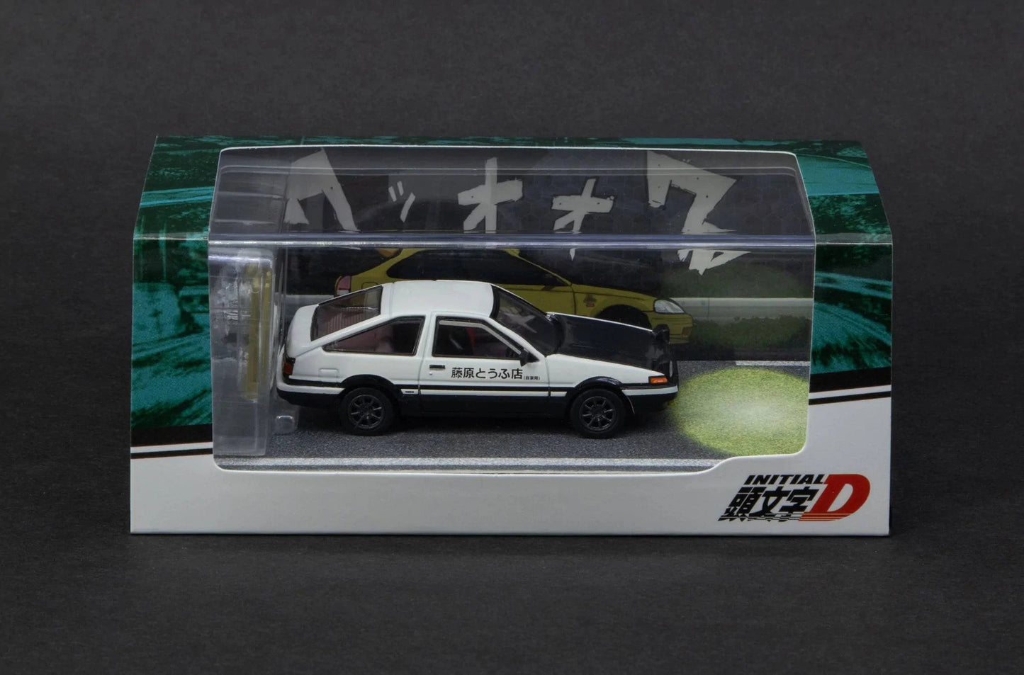 Hobby Japan - Toyota Corolla Sprinter Tureno GT Apex (AE86) "Initial D" (Carbon Hood) 1:64 Scale Model Car - Model Cars Canada Inc.
