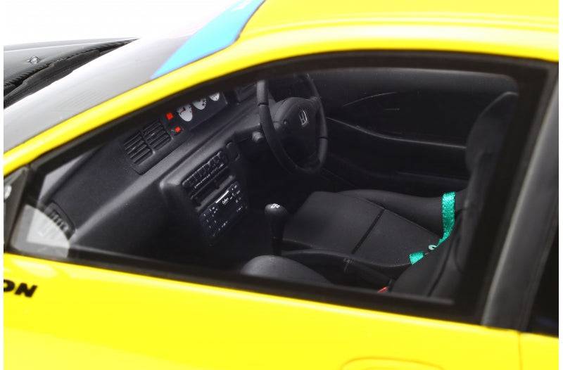 OttOmobile - Spoon Honda Civic SiR (EG6) "Carbon Spec" (Yellow) 1:18 Scale Model Car - Model Cars Canada Inc.
