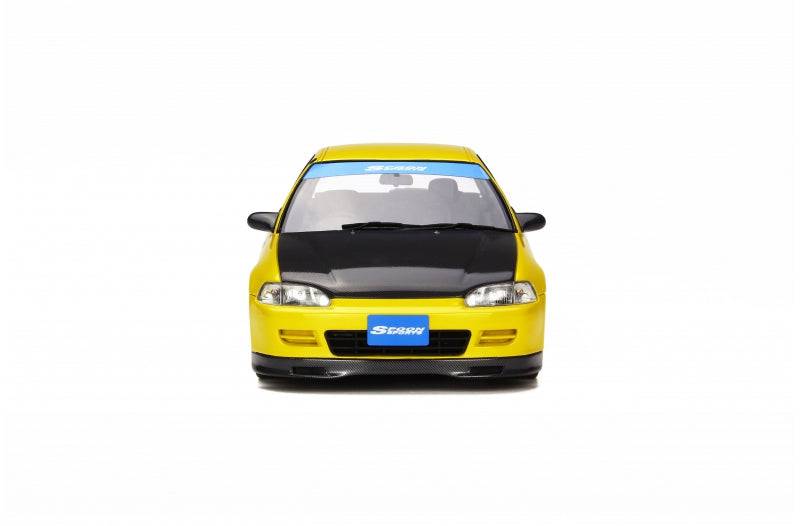 OttOmobile - Spoon Honda Civic SiR (EG6) "Carbon Spec" (Yellow) 1:18 Scale Model Car