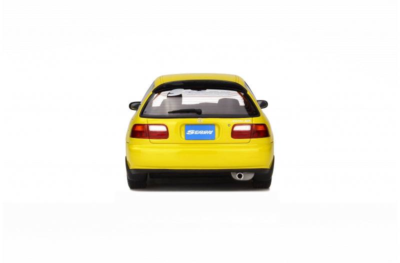 OttOmobile - Spoon Honda Civic SiR (EG6) "Carbon Spec" (Yellow) 1:18 Scale Model Car - Model Cars Canada Inc.