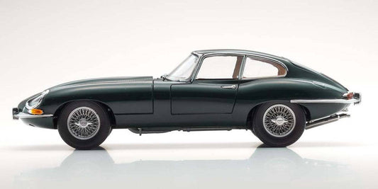 Kyosho - Jaguar E-Type Coupe (MK1) (Green) 1:18 Scale Model Car - Model Cars Canada Inc.