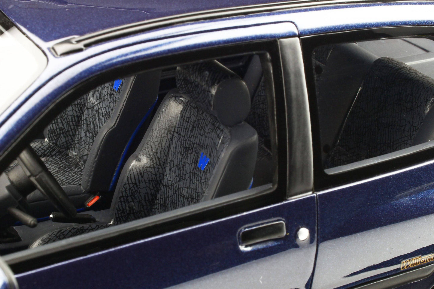 OttOmobile - Renault Clio Williams "OttOmobile 10th Anniversary Edition" (Blue) 1:18 Scale Model Car