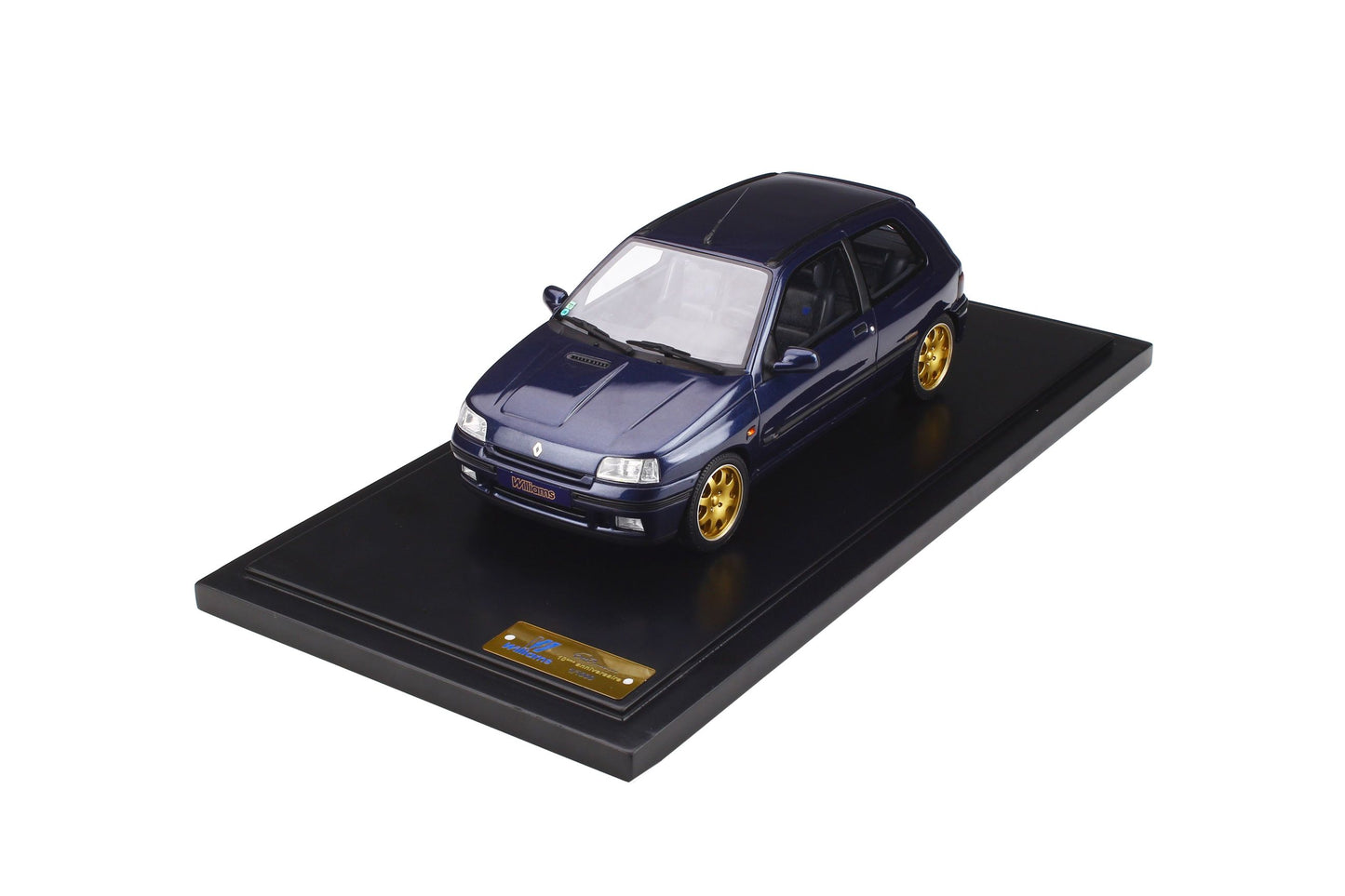 OttOmobile - Renault Clio Williams "OttOmobile 10th Anniversary Edition" (Blue) 1:18 Scale Model Car