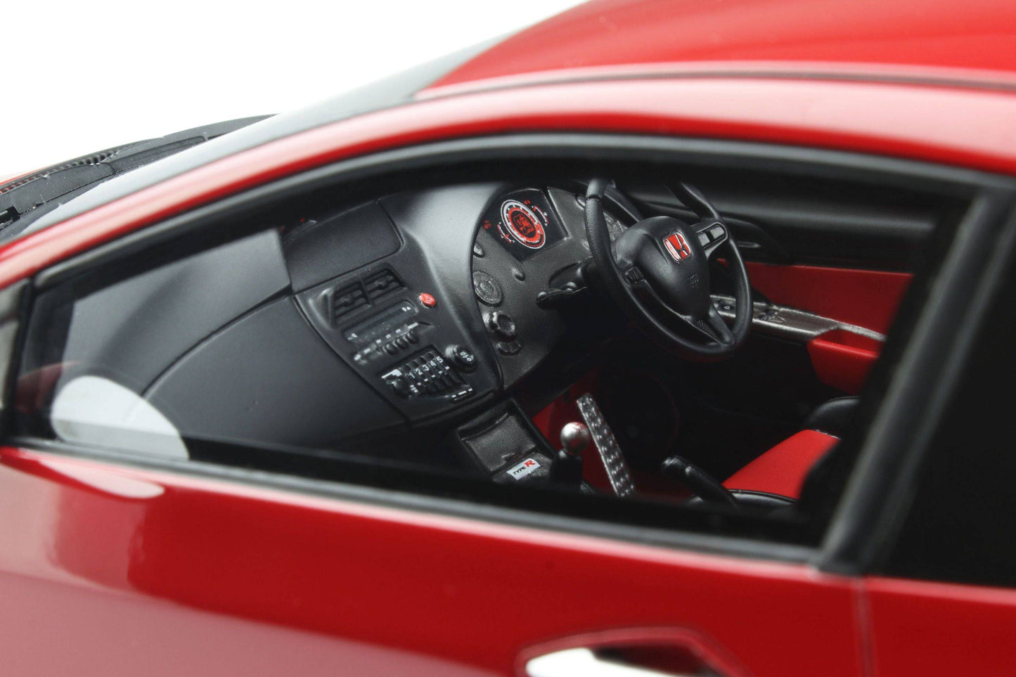 OttOmobile - Honda Civic Type R (FN2) (Euro Red) 1:18 Scale Model Car