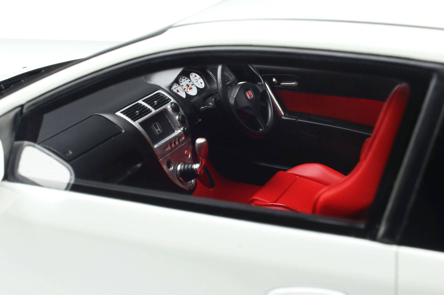 OttOmobile - Honda Civic Type R (EP3) (Championship White) 1:18 Scale Model Car - Model Cars Canada Inc.