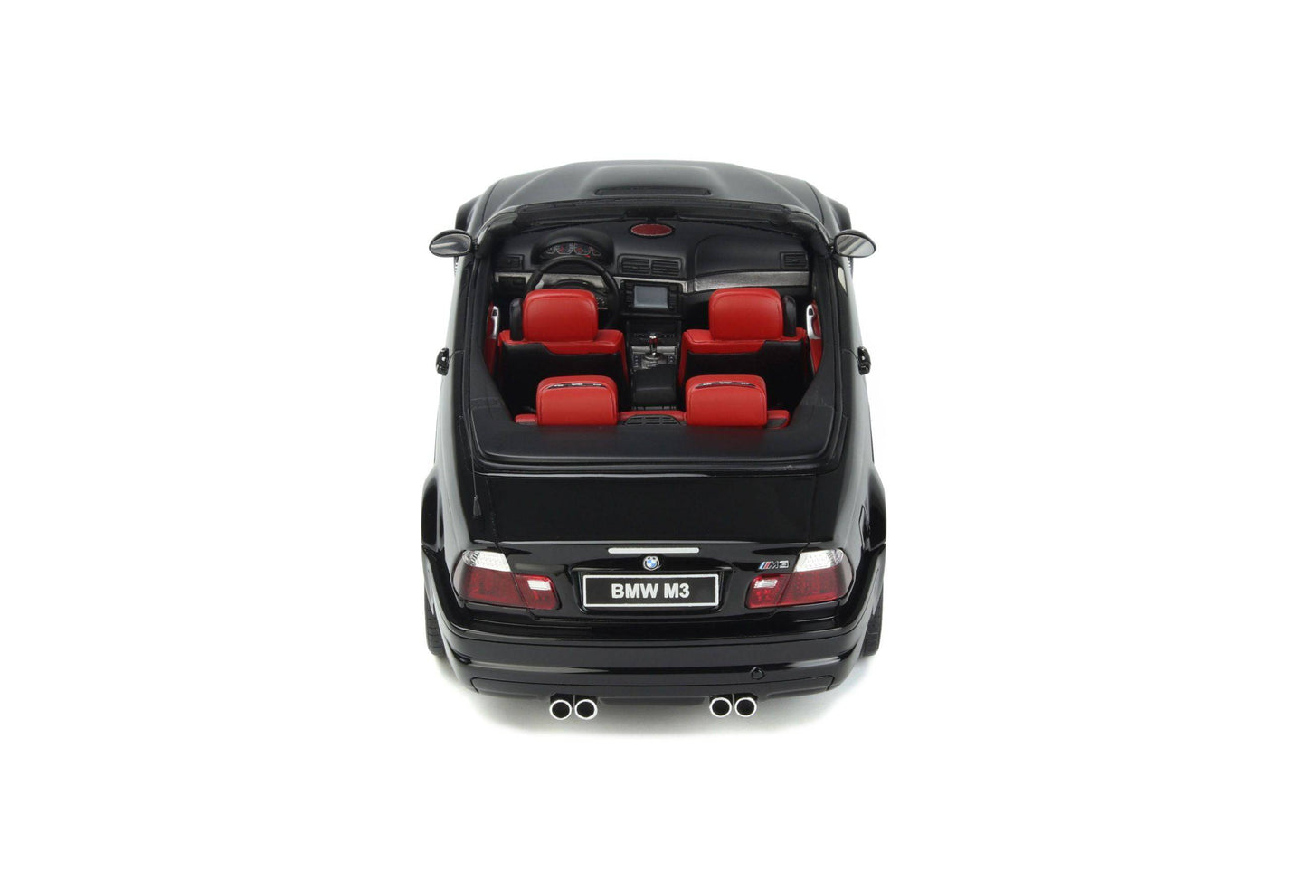 OttOmobile - BMW M3 Convertible (E46) (Jet Black) 1:18 Scale Model Car - Model Cars Canada Inc.