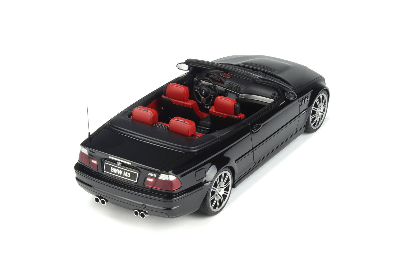 OttOmobile - BMW M3 Convertible (E46) (Jet Black) 1:18 Scale Model Car - Model Cars Canada Inc.