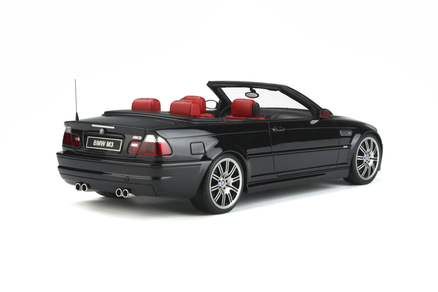 OttOmobile - BMW M3 Convertible (E46) (Jet Black) 1:18 Scale Model Car - Model Cars Canada Inc.