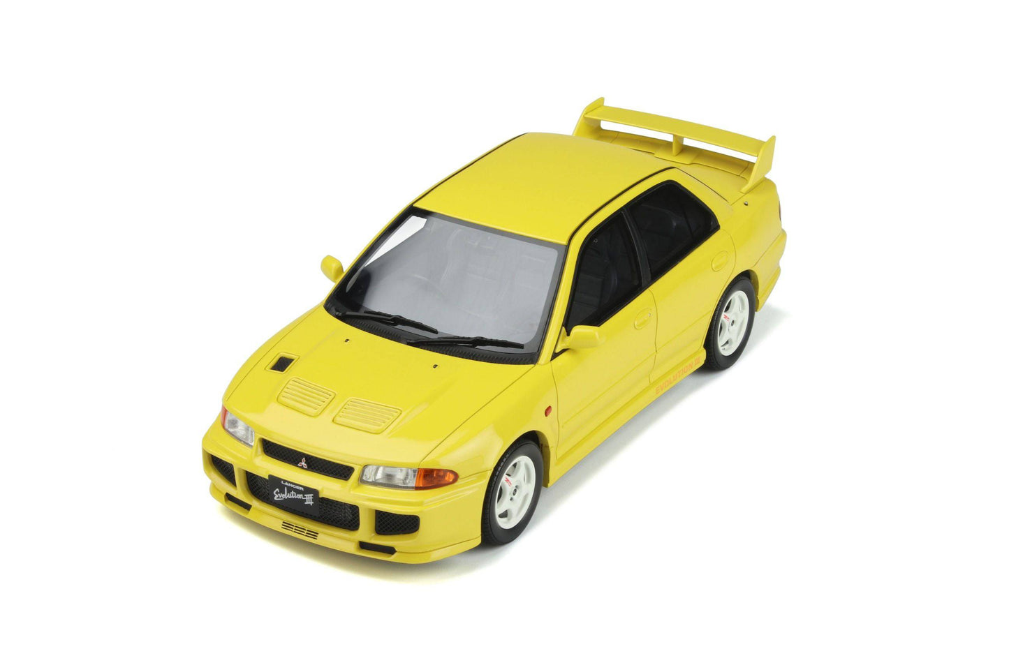 OttOmobile - Mitsubishi Lancer Evo III (Yellow) 1:18 Scale Model Car - Model Cars Canada Inc.