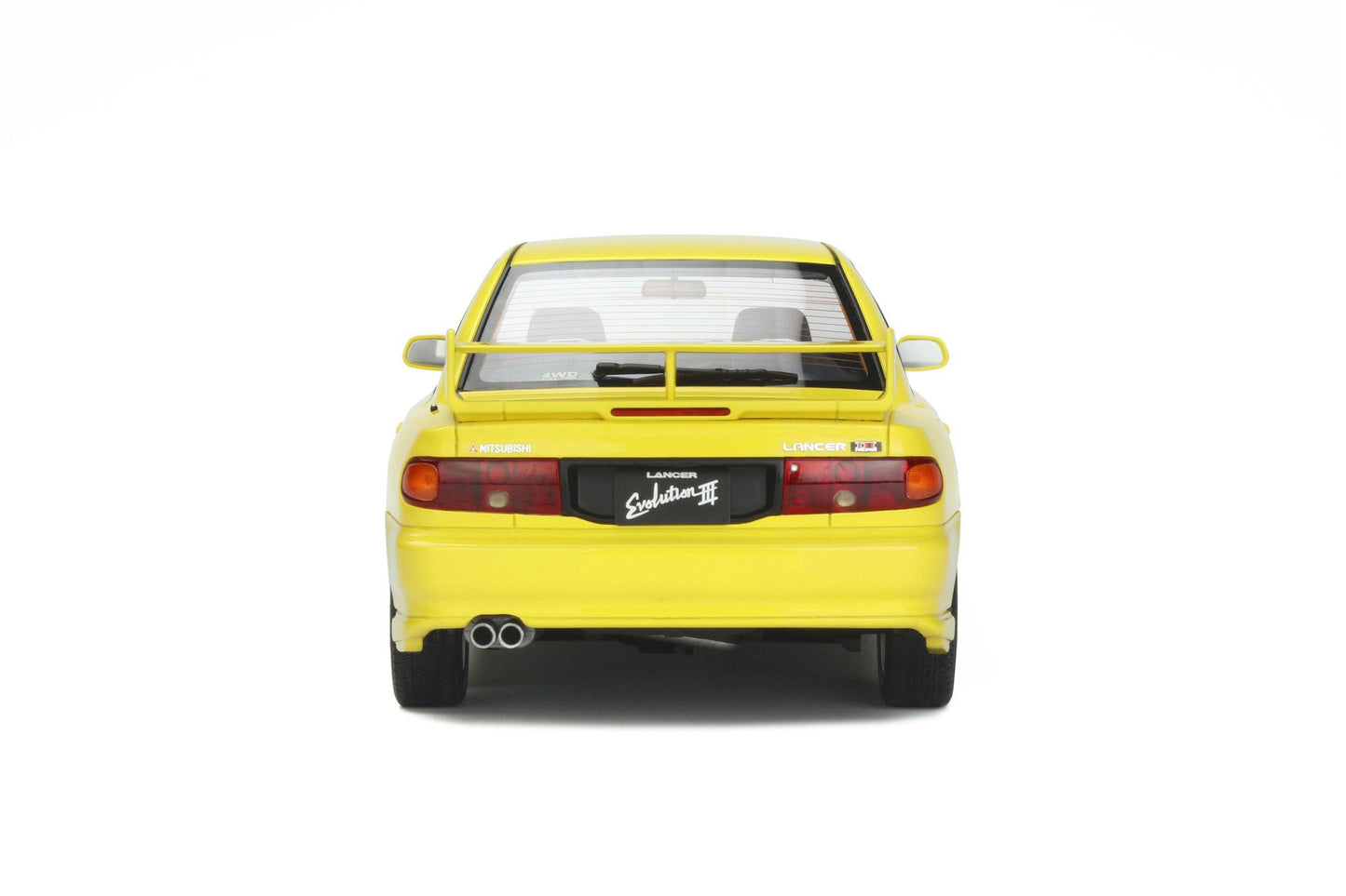 OttOmobile - Mitsubishi Lancer Evo III (Yellow) 1:18 Scale Model Car - Model Cars Canada Inc.