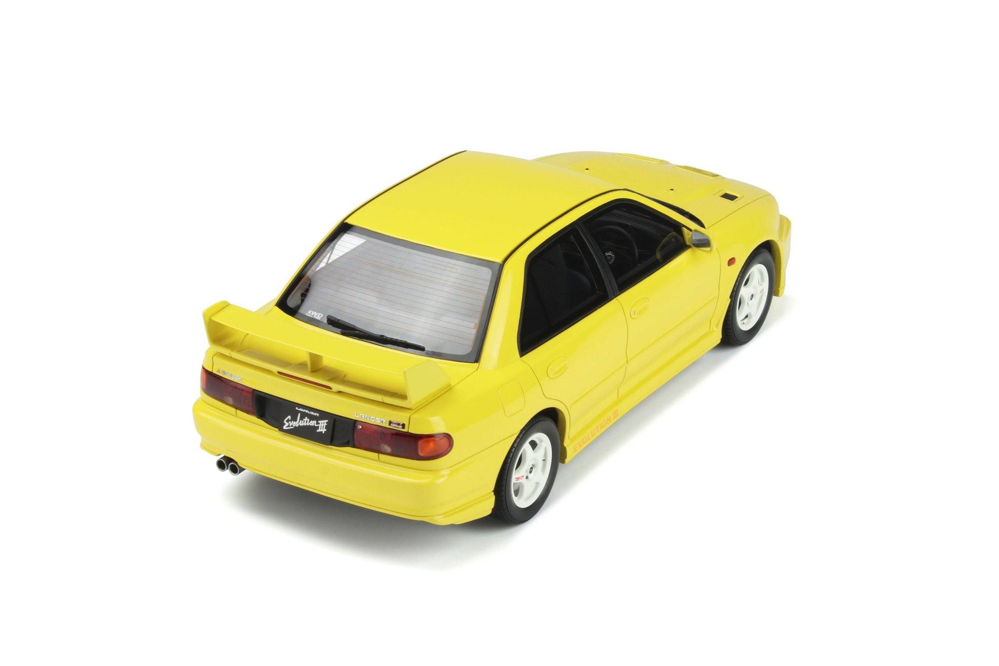 OttOmobile - Mitsubishi Lancer Evo III (Yellow) 1:18 Scale Model Car - Model Cars Canada Inc.