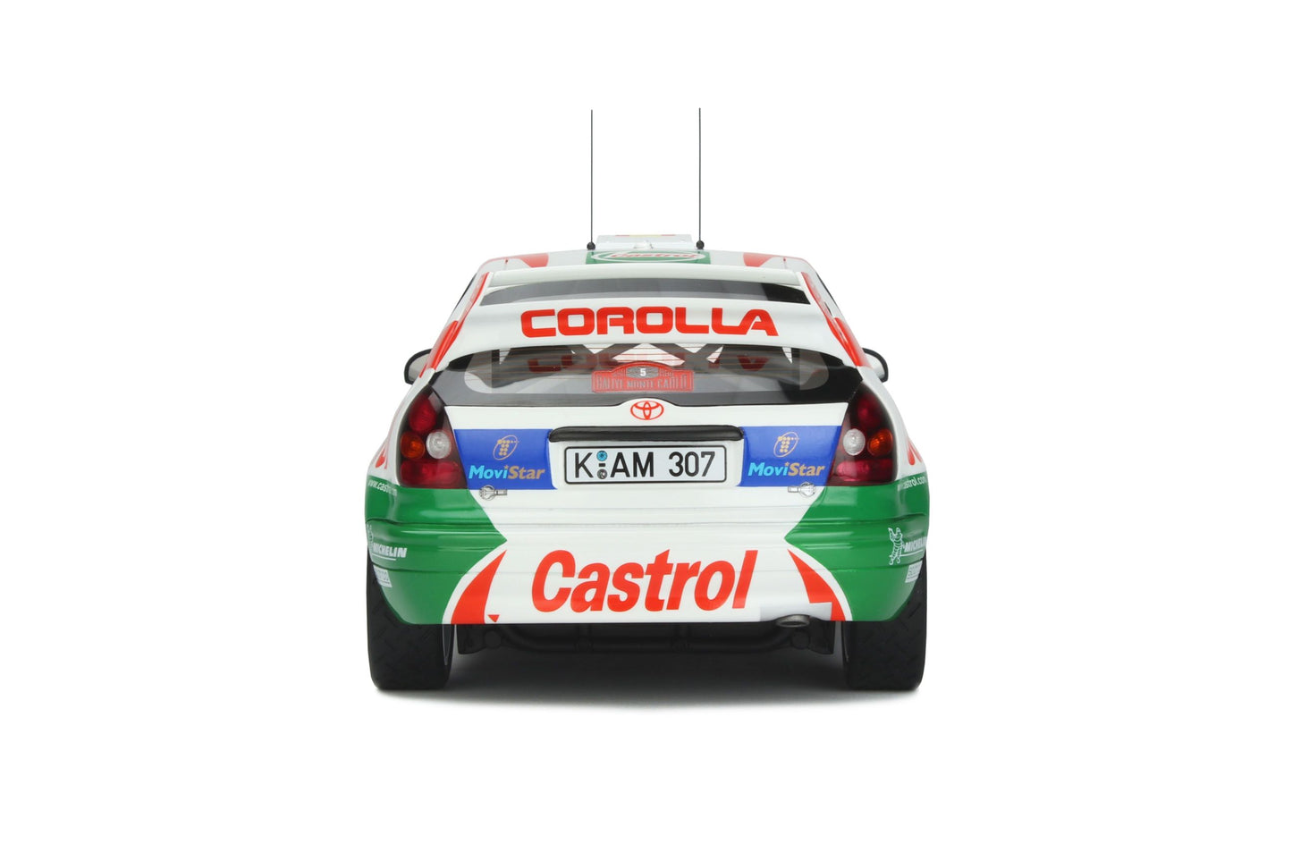OttOmobile - Toyota Corolla WRC RMC (Castrol) 1:18 Scale Model Car