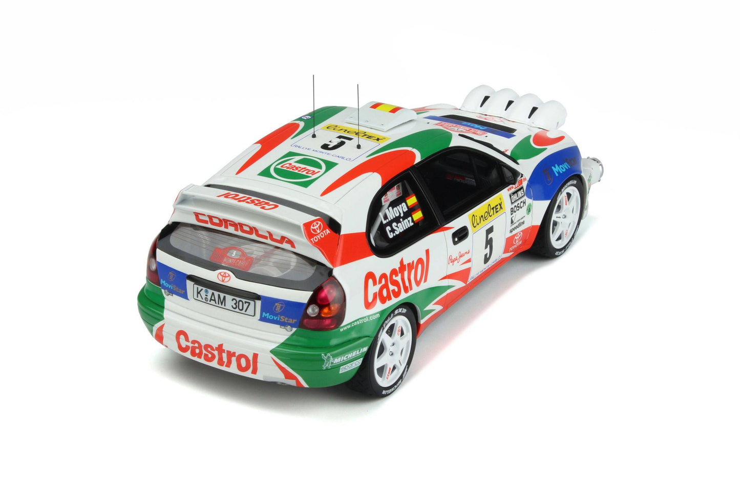 OttOmobile - Toyota Corolla WRC RMC (Castrol) 1:18 Scale Model Car