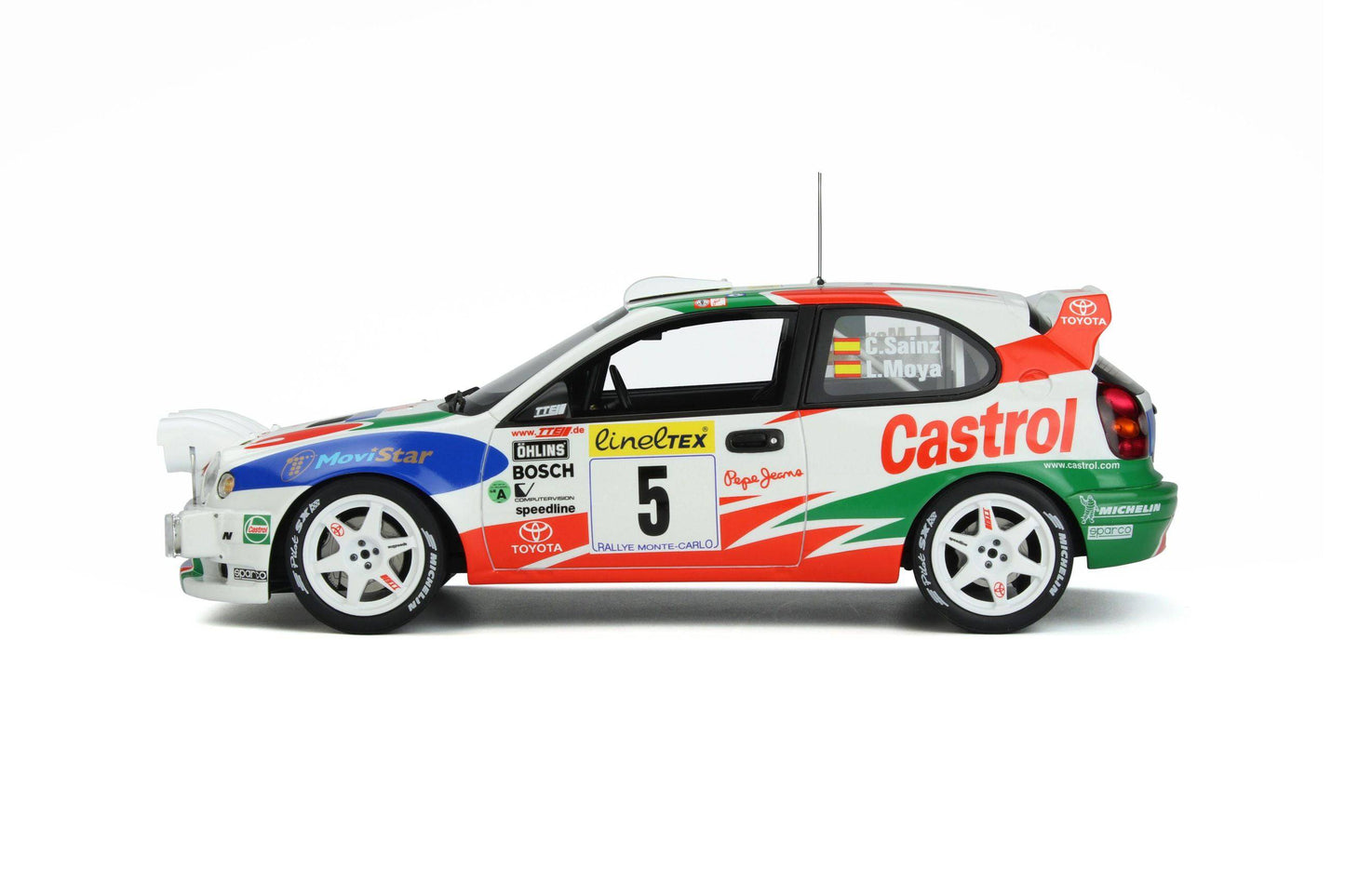 OttOmobile - Toyota Corolla WRC RMC (Castrol) 1:18 Scale Model Car