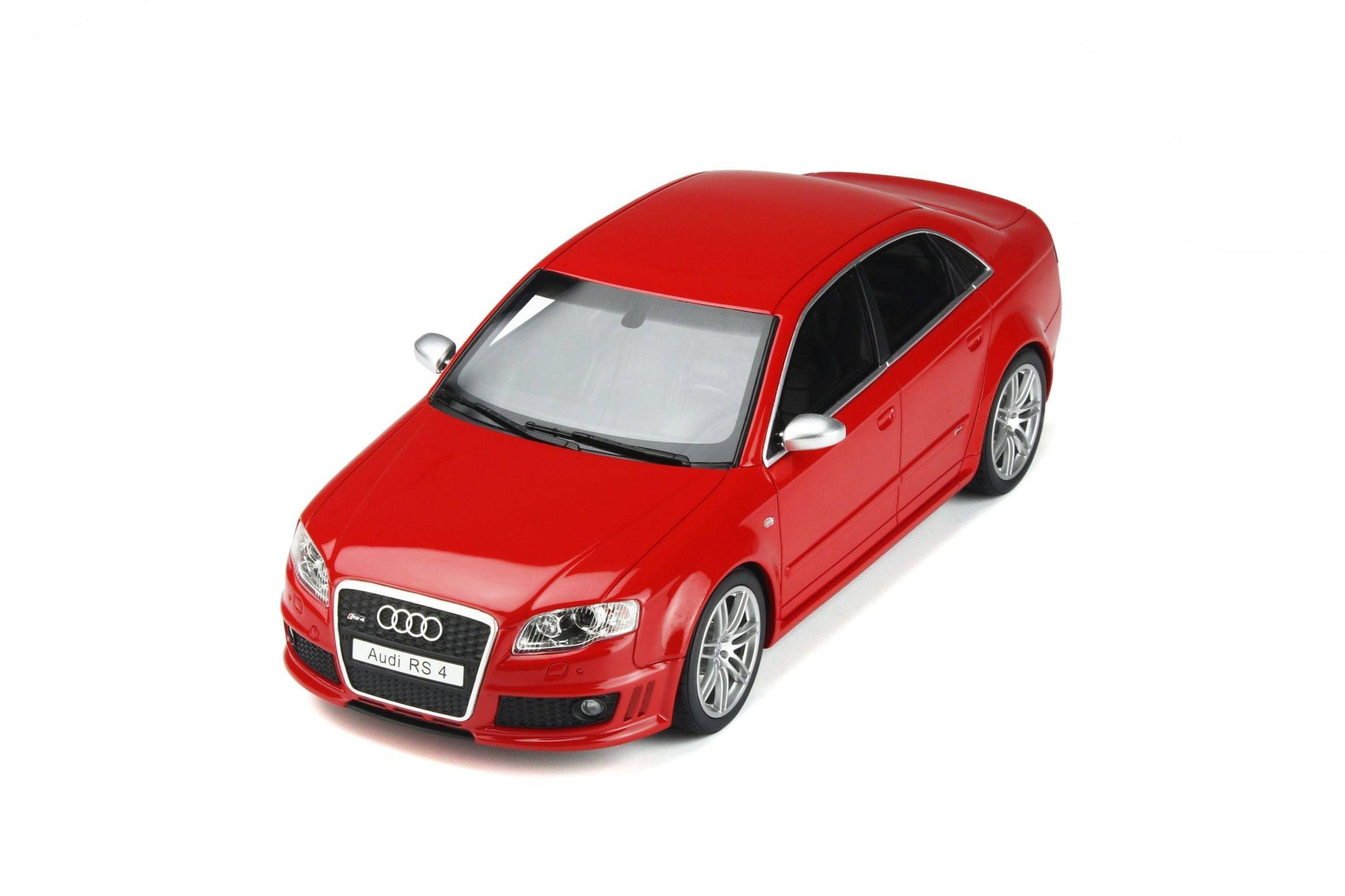 OttOmobile - Audi RS4 Sedan (B7) (Misano Red) 1:18 Scale Model Car - Model Cars Canada Inc.