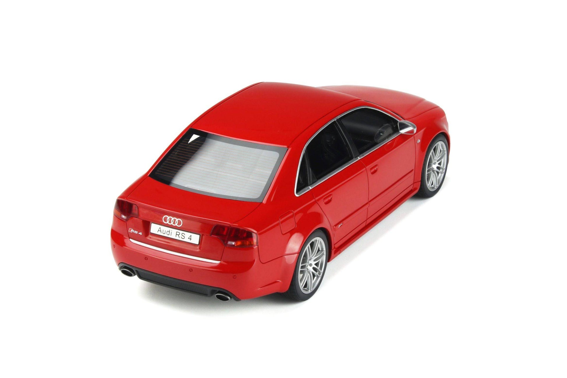 OttOmobile - Audi RS4 Sedan (B7) (Misano Red) 1:18 Scale Model Car - Model Cars Canada Inc.
