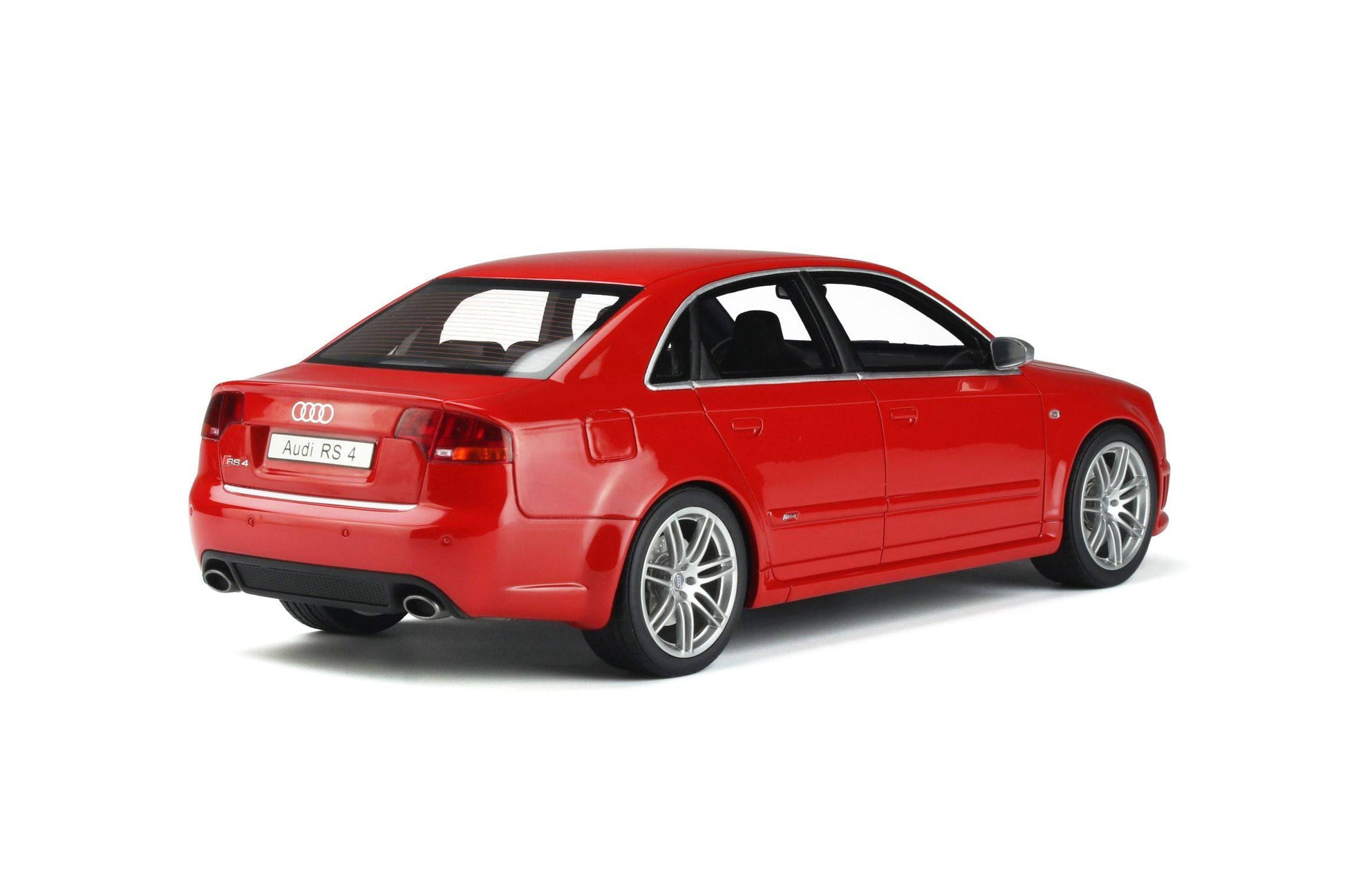 OttOmobile - Audi RS4 Sedan (B7) (Misano Red) 1:18 Scale Model Car - Model Cars Canada Inc.