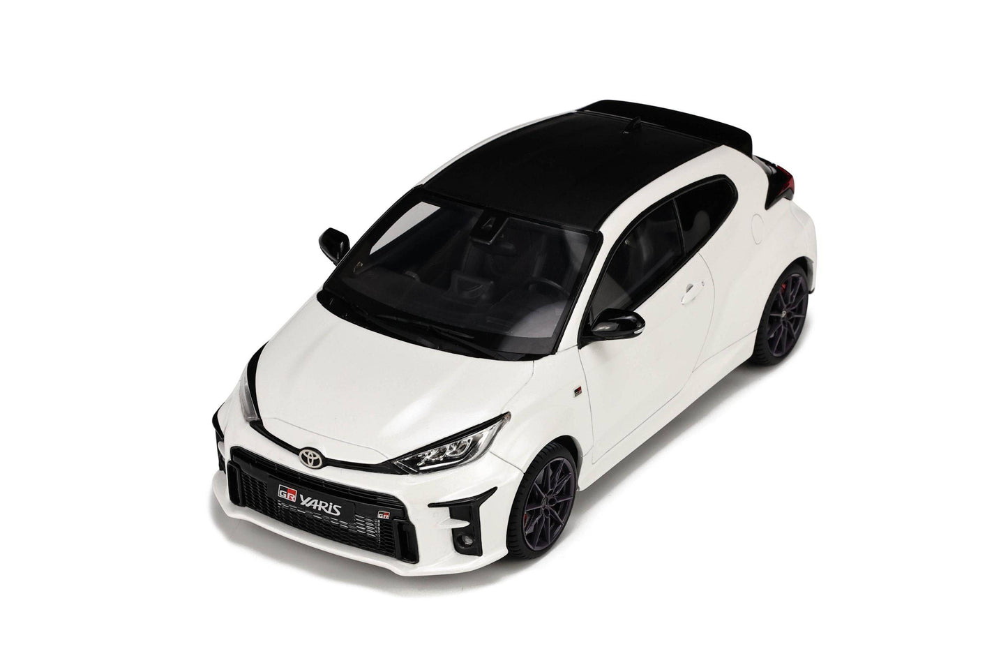 OttOmobile - Toyota GR Yaris (Platinum White Pearl) 1:18 Scale Model Car - Model Cars Canada Inc.