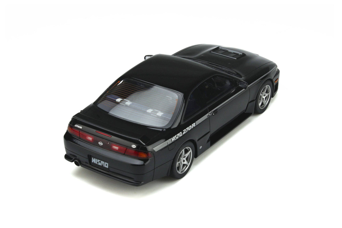 OttOmobile - Nissan Silvia (S14) Nismo 270R (1994) (Black) 1:18 Scale Model Car