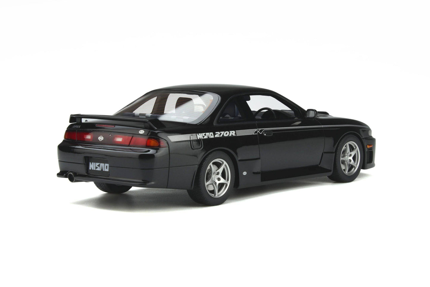 OttOmobile - Nissan Silvia (S14) Nismo 270R (1994) (Black) 1:18 Scale Model Car