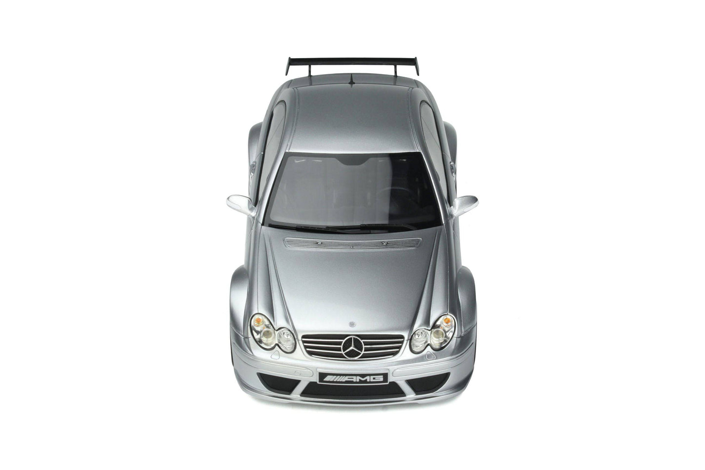 OttOmobile - Mercedes-Benz CLK DTM AMG Coupe (C209) (Brilliant Silver Metallic) 1:18 Scale Model Car