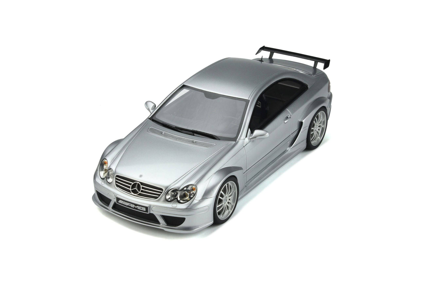 OttOmobile - Mercedes-Benz CLK DTM AMG Coupe (C209) (Brilliant Silver Metallic) 1:18 Scale Model Car - Model Cars Canada Inc.