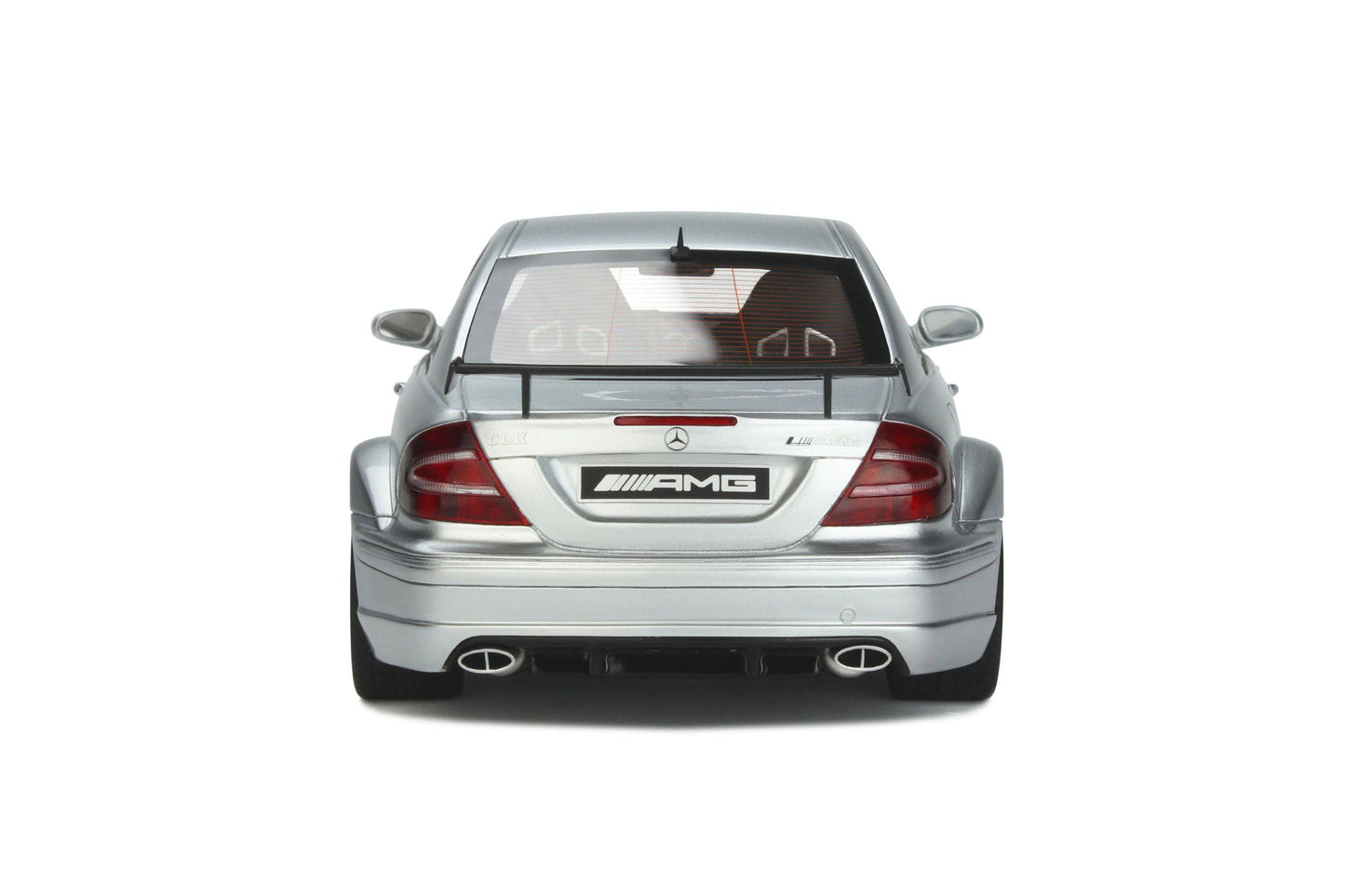 OttOmobile - Mercedes-Benz CLK DTM AMG Coupe (C209) (Brilliant Silver Metallic) 1:18 Scale Model Car