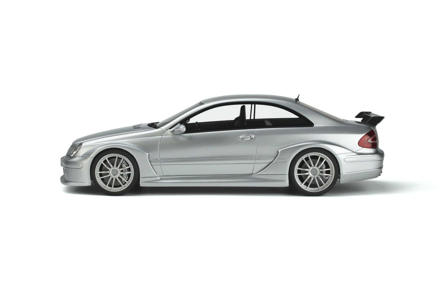 OttOmobile - Mercedes-Benz CLK DTM AMG Coupe (C209) (Brilliant Silver Metallic) 1:18 Scale Model Car