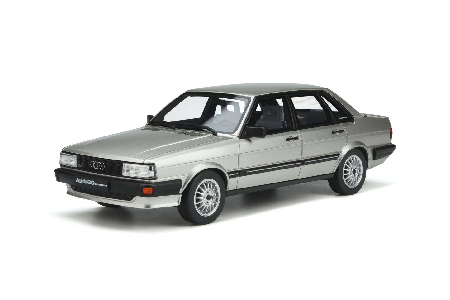 OttOmobile - Audi 80 Quattro (B2) (Zermatt Silver) 1:18 Scale Model Car