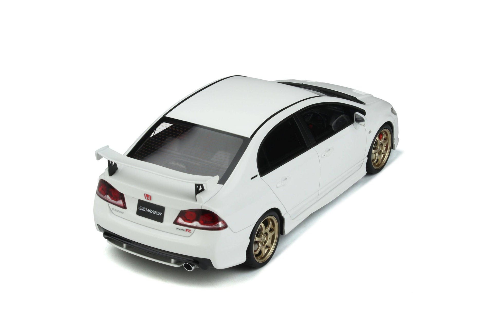 OttOmobile - Mugen Honda Civic Type R (FD2) (Mugen White) 1:18 Scale Model Car - Model Cars Canada Inc.
