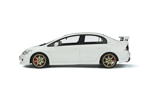 OttOmobile - Mugen Honda Civic Type R (FD2) (Mugen White) 1:18 Scale Model Car - Model Cars Canada Inc.