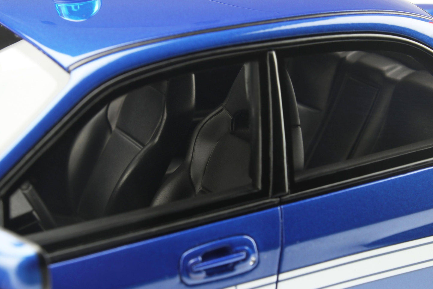 OttOmobile - Subaru Impreza WRX "Gendarmerie Police Car" (World Rally Blue) 1:18 Scale Model Car